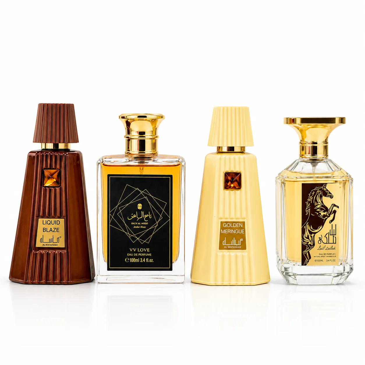 Set 4 Parfumuri Arăbești Bărbați + Damă – (100 ml x 4)
