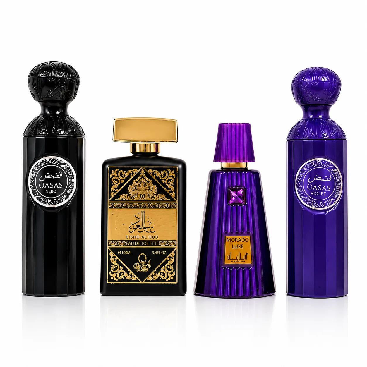 Set 4 Parfumuri Arăbești Bărbați + Damă – (100 ml x 4)